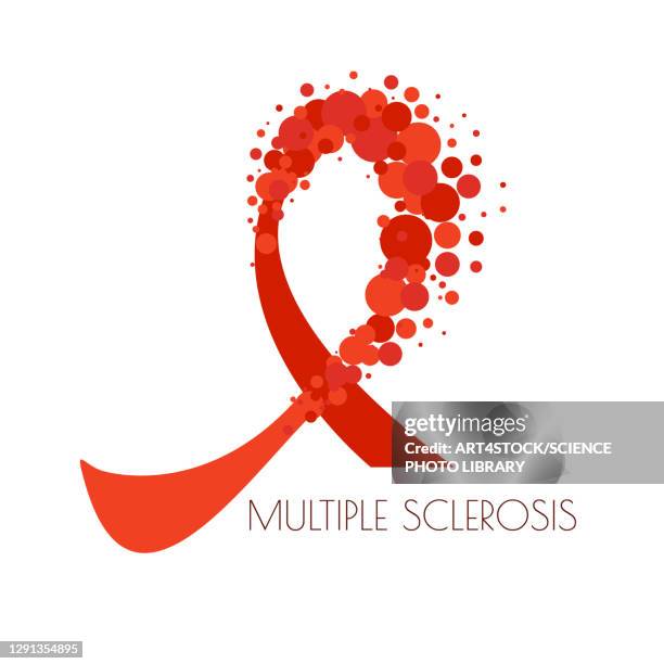 illustrations, cliparts, dessins animés et icônes de multiple sclerosis awareness, conceptual illustration - sclérose en plaques