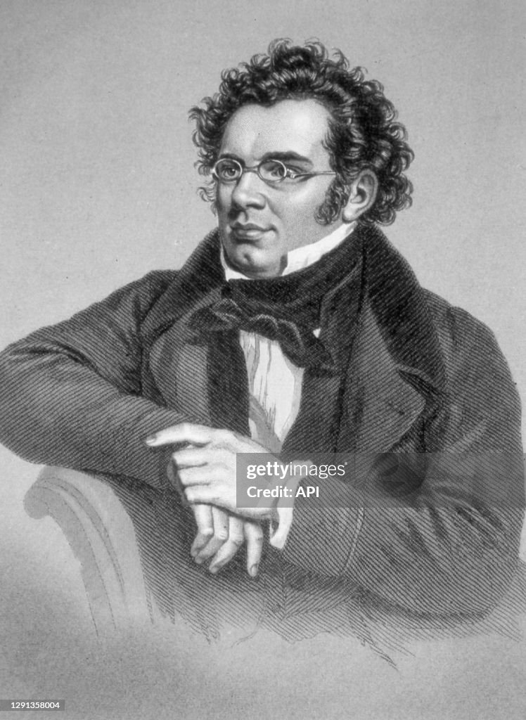 Portrait de Franz Schubert.