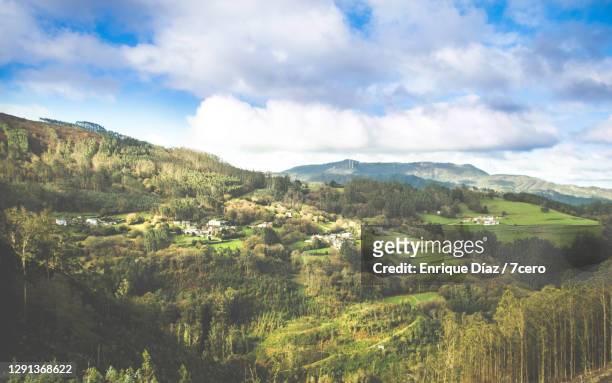 valley near mondoñedo - mondonedo stock pictures, royalty-free photos & images