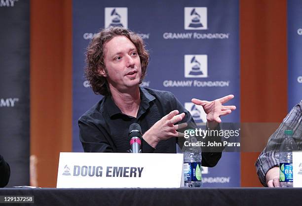 Doug Emery attends GRAMMY Career Day sponsored by the GRAMMY Foundation at Frost School of Music at the University of Miami Gusman Concert on May 18,...