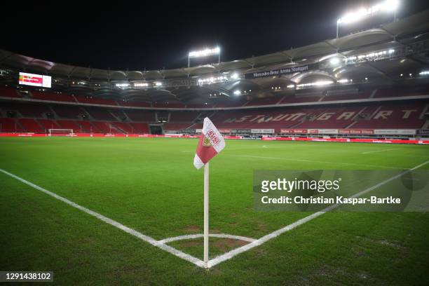 General view inside the stadium prior to the Bundesliga match between VfB Stuttgart and 1. FC Union Berlin at Mercedes-Benz Arena on December 15,...