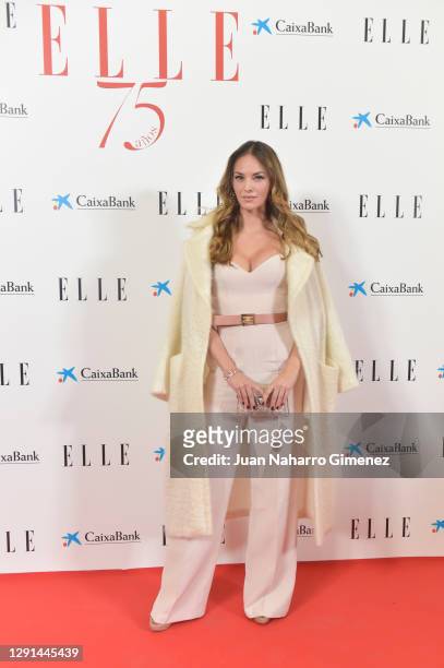 Helen Lindes attends 'Elle 75th Anniversary' photocall at Centro Centro on December 15, 2020 in Madrid, Spain.