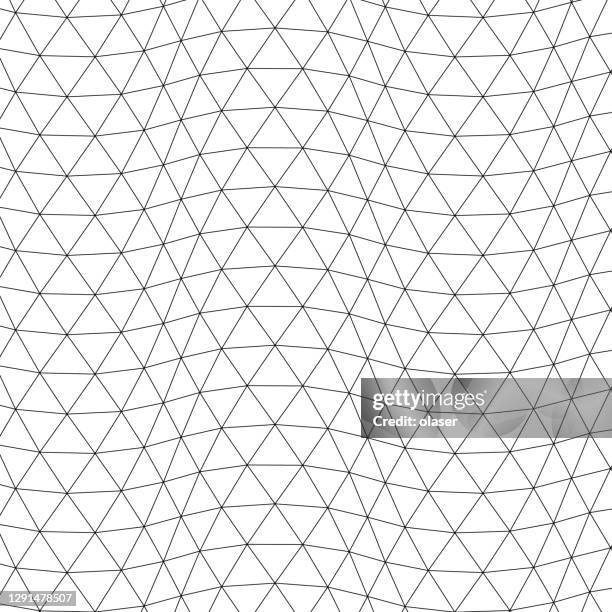 Triangle Matrix In Large 3d Wave Pattern Use For Low Poly Design High ...