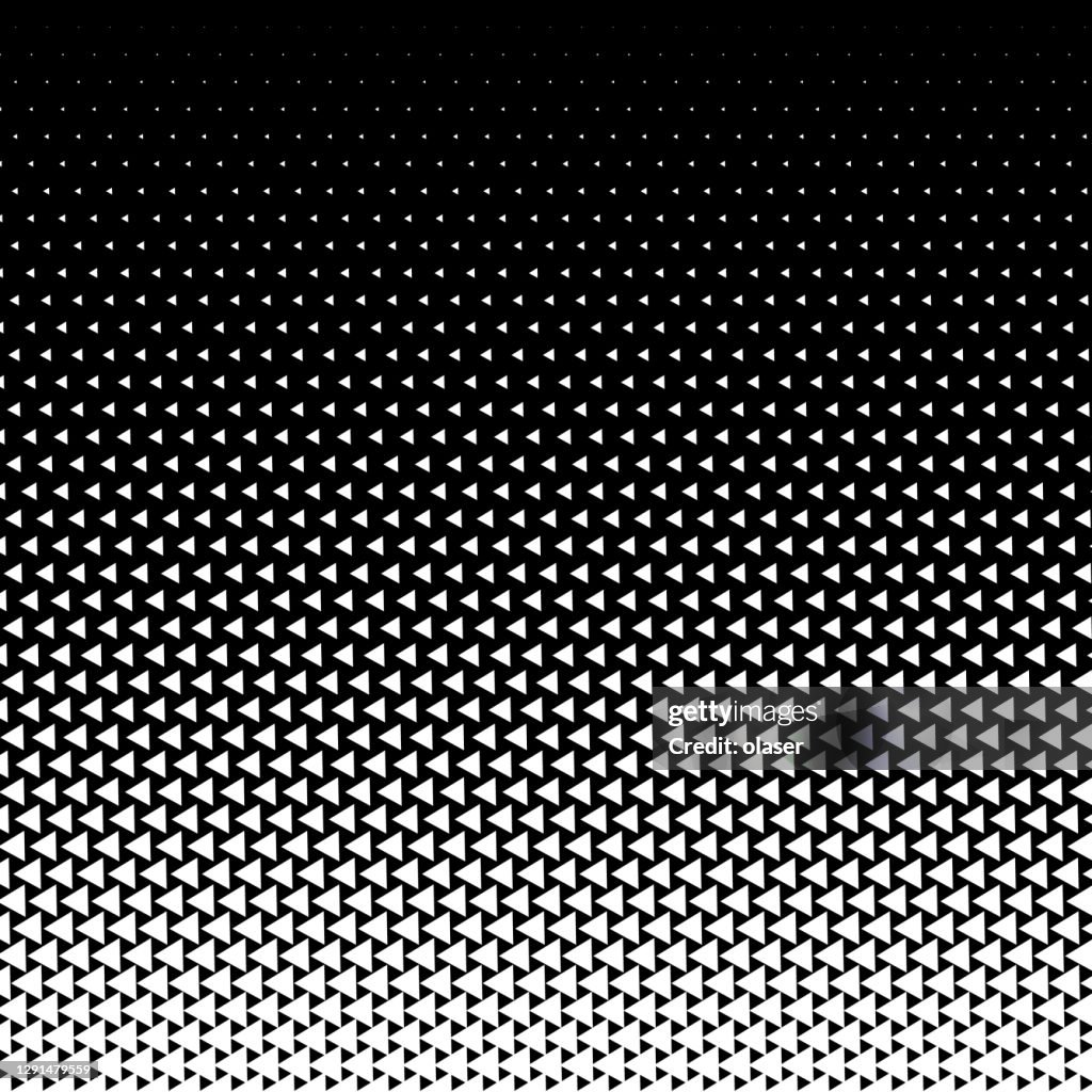 Solid Triangles In Fading Pattern High-Res Vector Graphic - Getty Images
