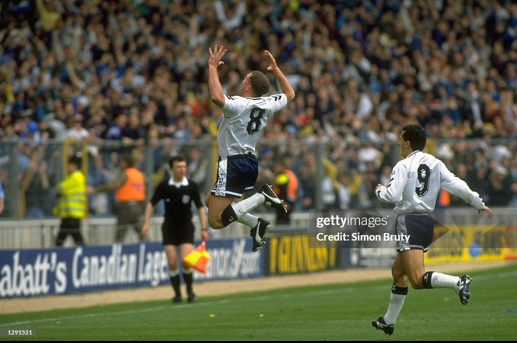 Paul Gascoigne of Tottenham Hotspur