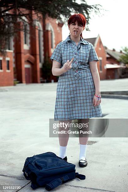 girls of melbourne - student - melbourne school stock pictures, royalty-free photos & images