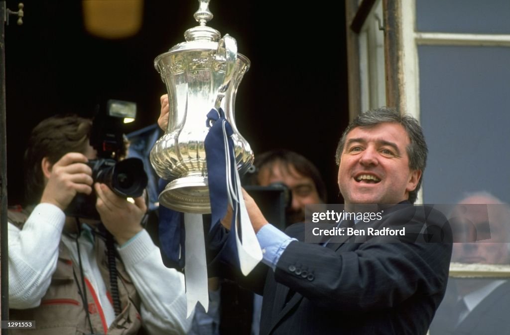 Terry Venables the manager of Tottenham Hotspur
