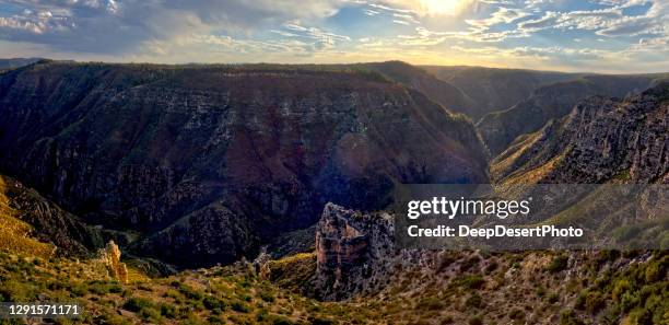 sycamore canyon's abyss, kaibab national forest, arizona, usa - kaibab national forest stock pictures, royalty-free photos & images