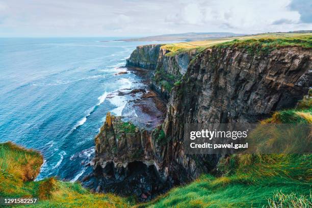 cliffs of moher in ireland - munster imagens e fotografias de stock