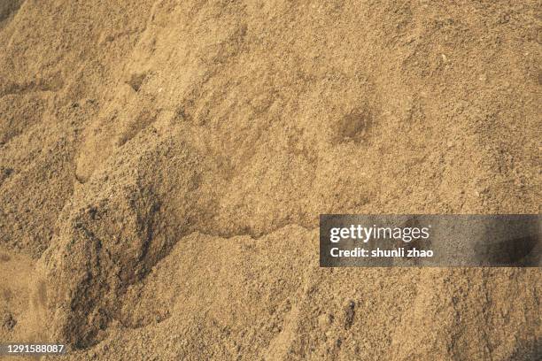 full frame shot of soil - sand textured textured effect stock pictures, royalty-free photos & images