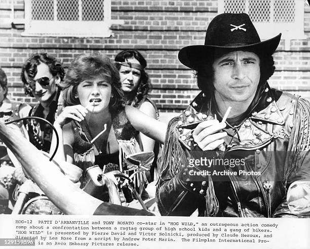 Patti D'Arbanville and Tony Rosato in a scene from the film 'Hog Wild', 1980.