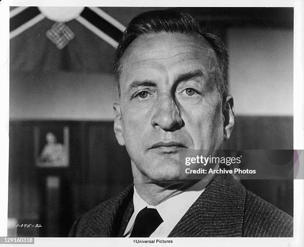 George Scott in a scene from the film 'The Hindenburg', 1975.