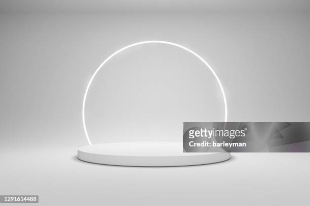 three-dimensional product display space - sports round stock pictures, royalty-free photos & images
