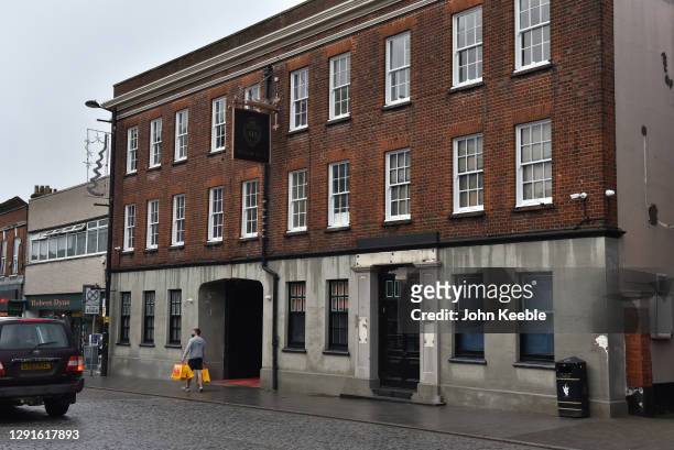 General exterior view of the Sugar Hut on December 11, 2020 in Brentwood, England.