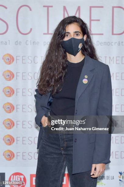 Alba Flores attends 'International Film Festival For A Democratic Memory' photocall at Cinetecas on December 16, 2020 in Madrid, Spain.