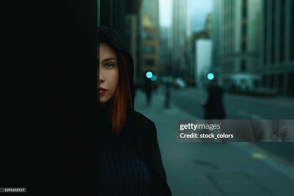 Redhead acting suspicious in london