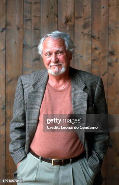 American adventure novelist and underwater explorer Clive Cussler , Mantova, Italy, 18th September 2000.