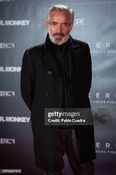 Spanish actor Imanol Arias attends 'Renaceres' premiere at Gran Teatro Principe Pio theater on December 16, 2020 in Madrid, Spain.