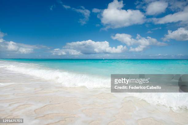 grace bay beach, providenciales. - turks and caicos islands stock pictures, royalty-free photos & images
