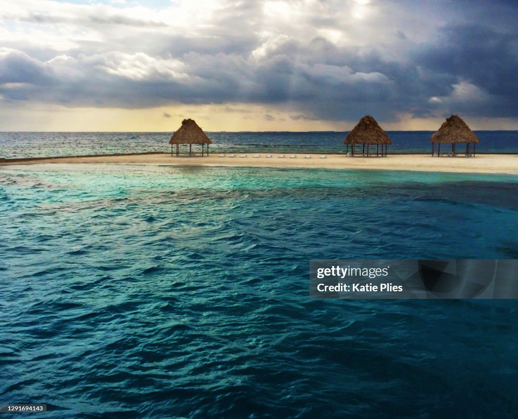 Tropical Belize Atoll