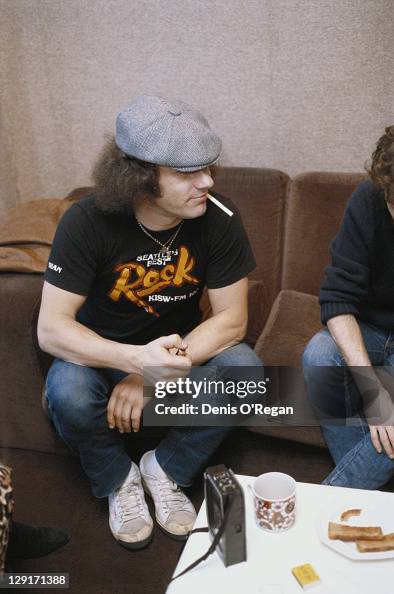 English singer Brian Johnson of rock group AC/DC, circa 1980. News ...