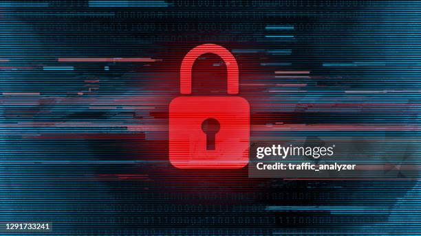 illustrations, cliparts, dessins animés et icônes de serrure - fond abstrait de pépin - ransomware