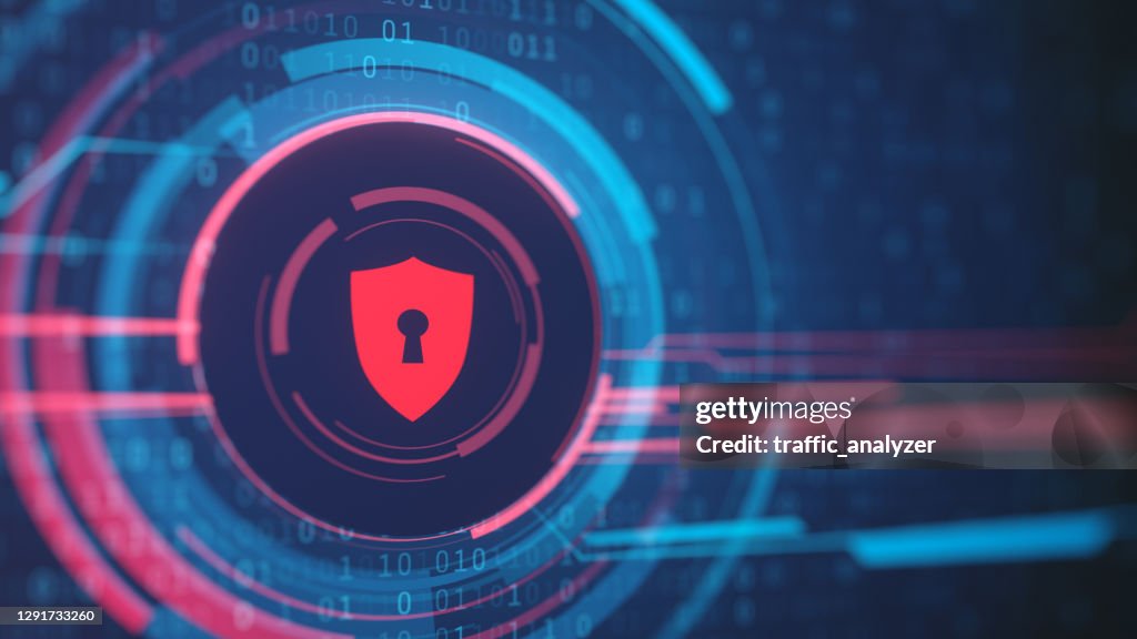 Sheild Abstract Abstract Technical Background Shield High-Res Vector Graphic - Getty Images