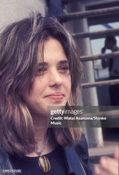 Suzi Quatro at Radio Luxembourg Day at Brands Hatch Circuit in West Kingsdown, Kent, England, 12th August 1973. The day included music celebrities...