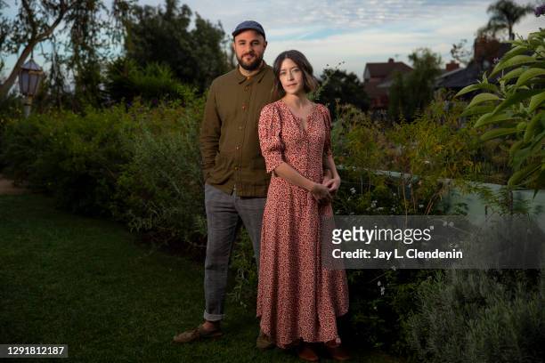 Director/screenwriter Julia Hart and screenwriter/producer Jordan Horowitz are photographed for Los Angeles Times on November 20, 2020 in Los...