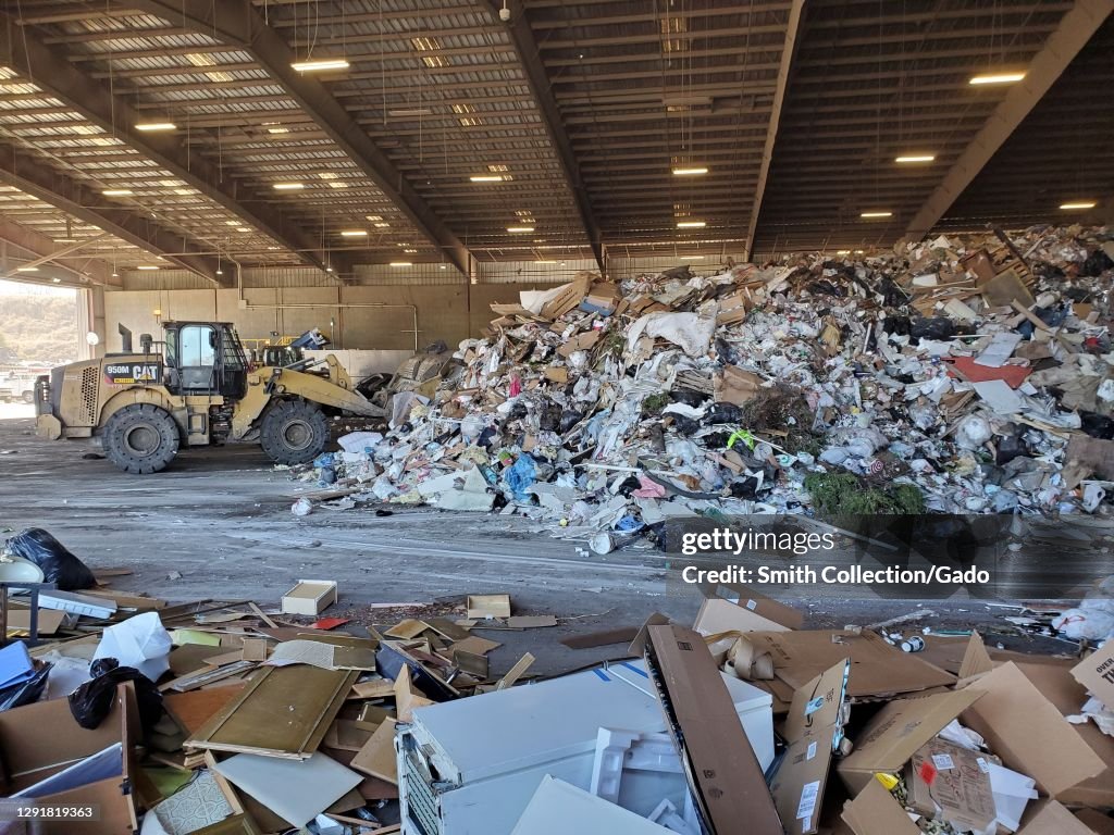 Garbage Collection Place Photograph of the inside of a garbage collection center in Vine Hill ...