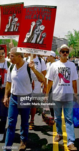 Hundreds of thousands of LGBT people march past the White House and down Pennsylvania Ave onto the National Mall. The Whitman Walker clinic group...