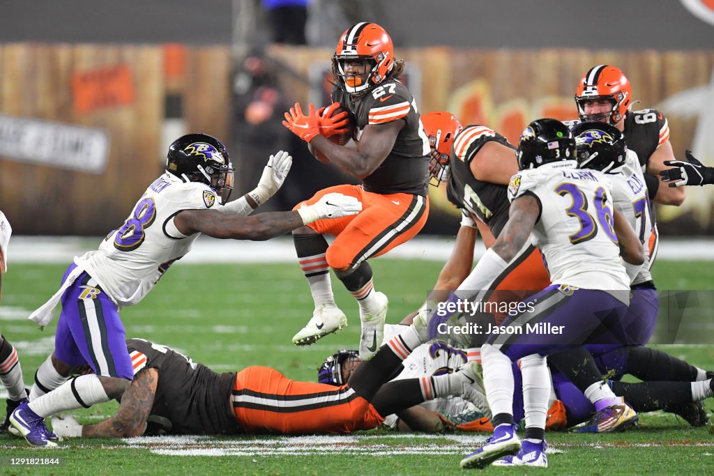 Baltimore Ravens v Cleveland Browns