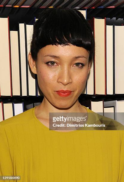 Singer Yukimi Nagano of Little Dragon attends the Mulberry Mix Tape Tour at Mulberry Store on October 13, 2011 in New York City.