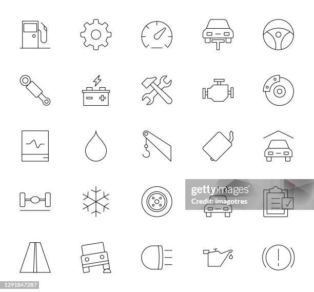 transportation icon set - drum set stock illustrations