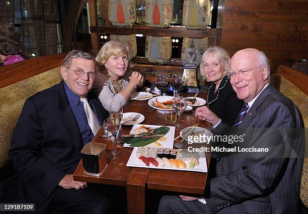 Henry Jarecki, Gloria Jarecki, Marcelle Pomerleau Leahy, and U.S. Senator Patrick Leahy attend the 2011 Directors Guild Of America Honors after party...