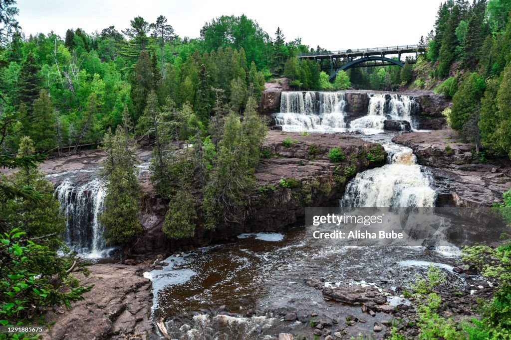 Gooseberry Falls State Park, North Shore of Lake Superior in Minnesota