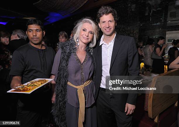 Documentary Films President Sheila Nevins and Director Bennett Miller attend the 2011 Directors Guild Of America Honors after party at Nobu 57 on...