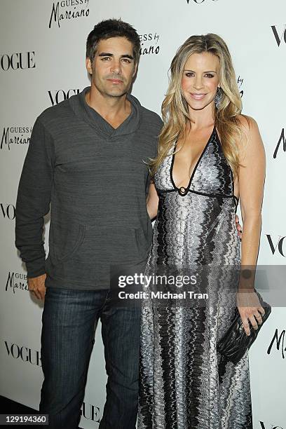 Galen Gering and Jenna Gering arrive at the GUESS By Marciano & VOGUE Holiday Collection launch party held at Mr. C Beverly Hills on October 13, 2011...