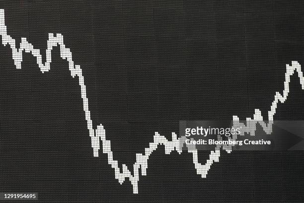 stock market curve - aktienkurs stock-fotos und bilder