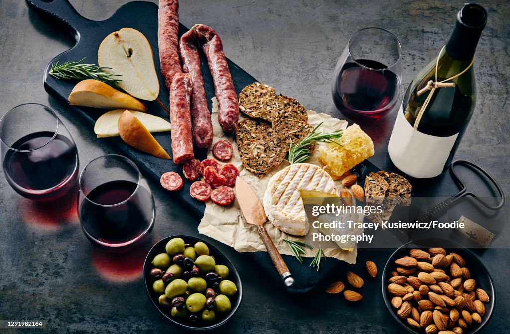 Wine and Cheese platter