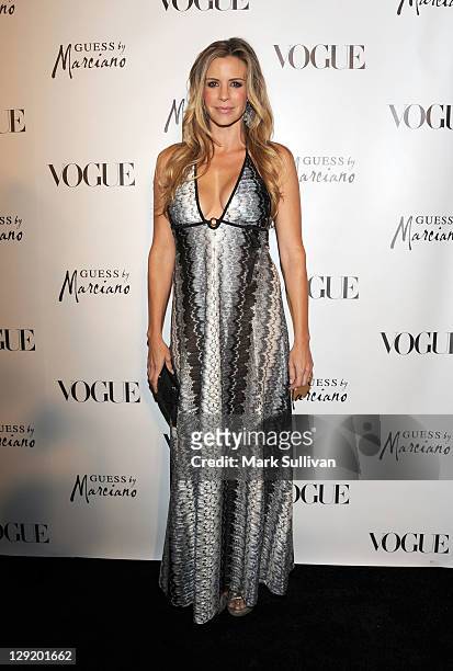 Actress Jenna Gering attends Guess by Marciano and Vogue 2011 Holiday Collection debut at Mr. C Beverly Hills on October 13, 2011 in Beverly Hills,...