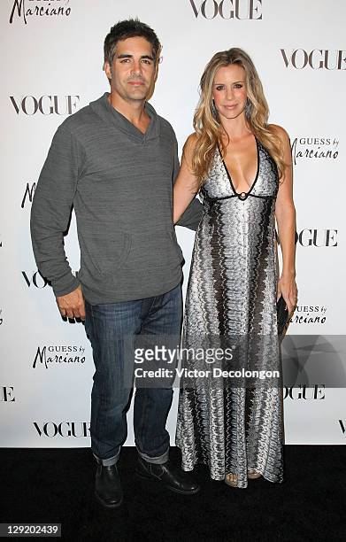 Actors Galen and Jenna Gering arrive at the GUESS By Marciano & VOGUE 2011 Holiday Collection Debut at Mr. C Beverly Hills on October 13, 2011 in...