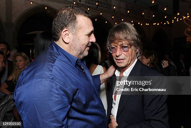 Producer Graham King and Writer/Director Bruce Robinson attend FilmDistrict's "The Rum Diary" Premiere After Party, Hosted by Playboy and The Rums of...