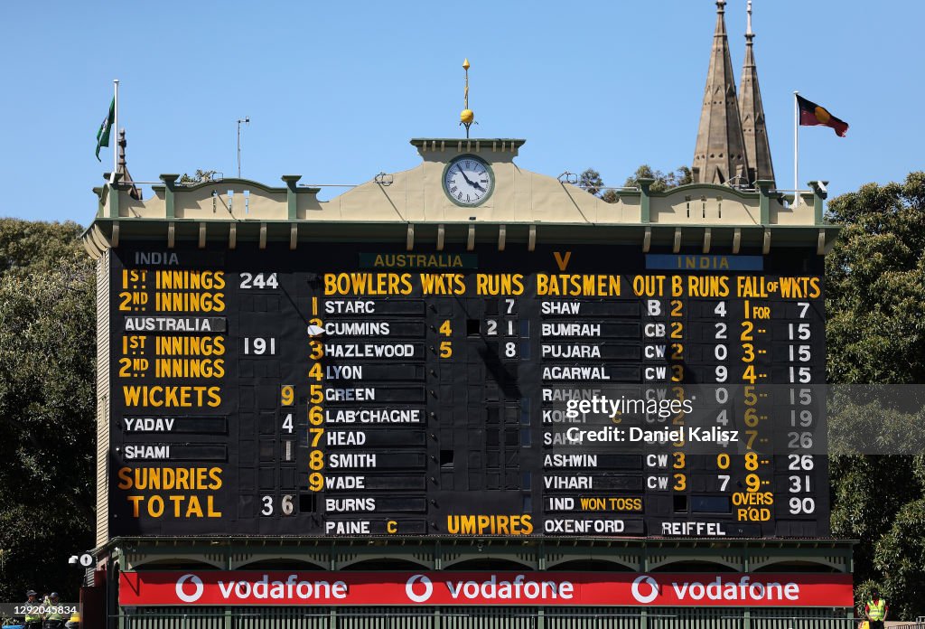 Australia v India: 1st Test - Day 3