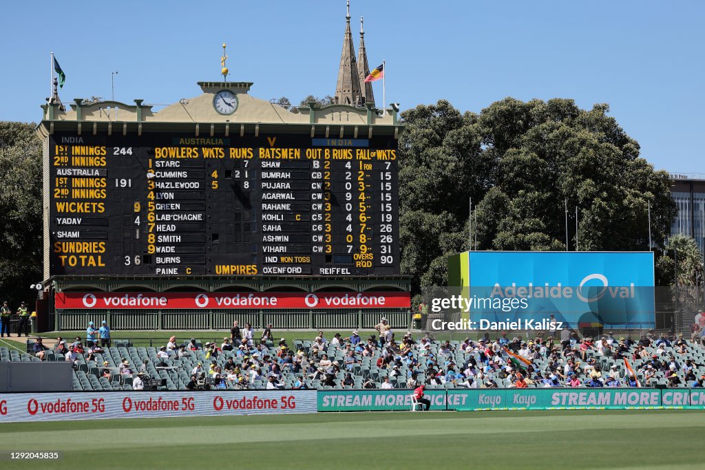 Australia v India: 1st Test - Day 3