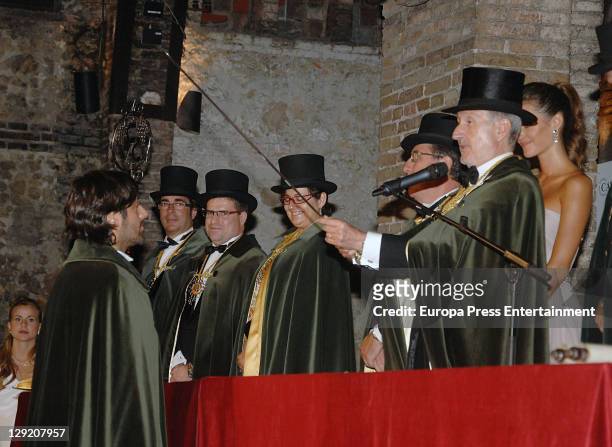Dancer Rafael Amargo attends his Investiture as Special Honoured Members of Cava by Cava Association on October 13, 2011 in Sant Sadurni d'Anoia,...
