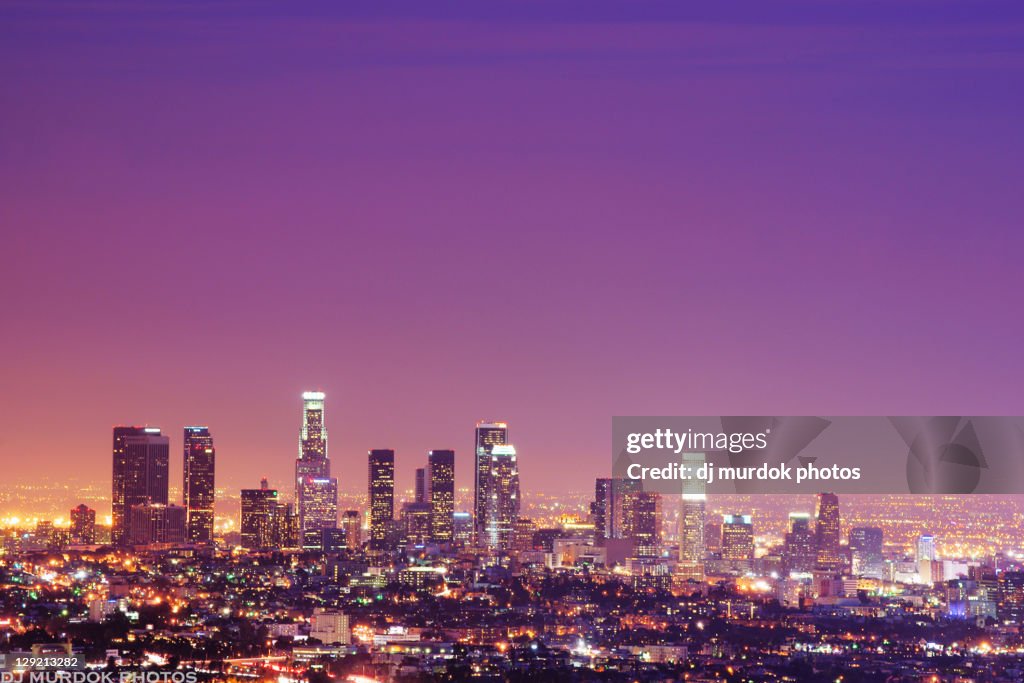 Los Angeles at dusk