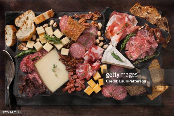 charcuterie board - cutting board stock pictures, royalty-free photos & images