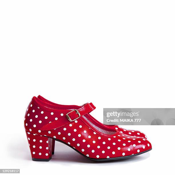 flamenco shoes - high heel stock pictures, royalty-free photos & images