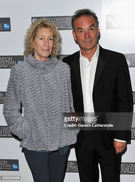Directors Joan Churchill and Nick Broomfield attend the "Sarah Palin - You Betcha!" premiere during the 55th BFI London Film Festival at the Vue West...